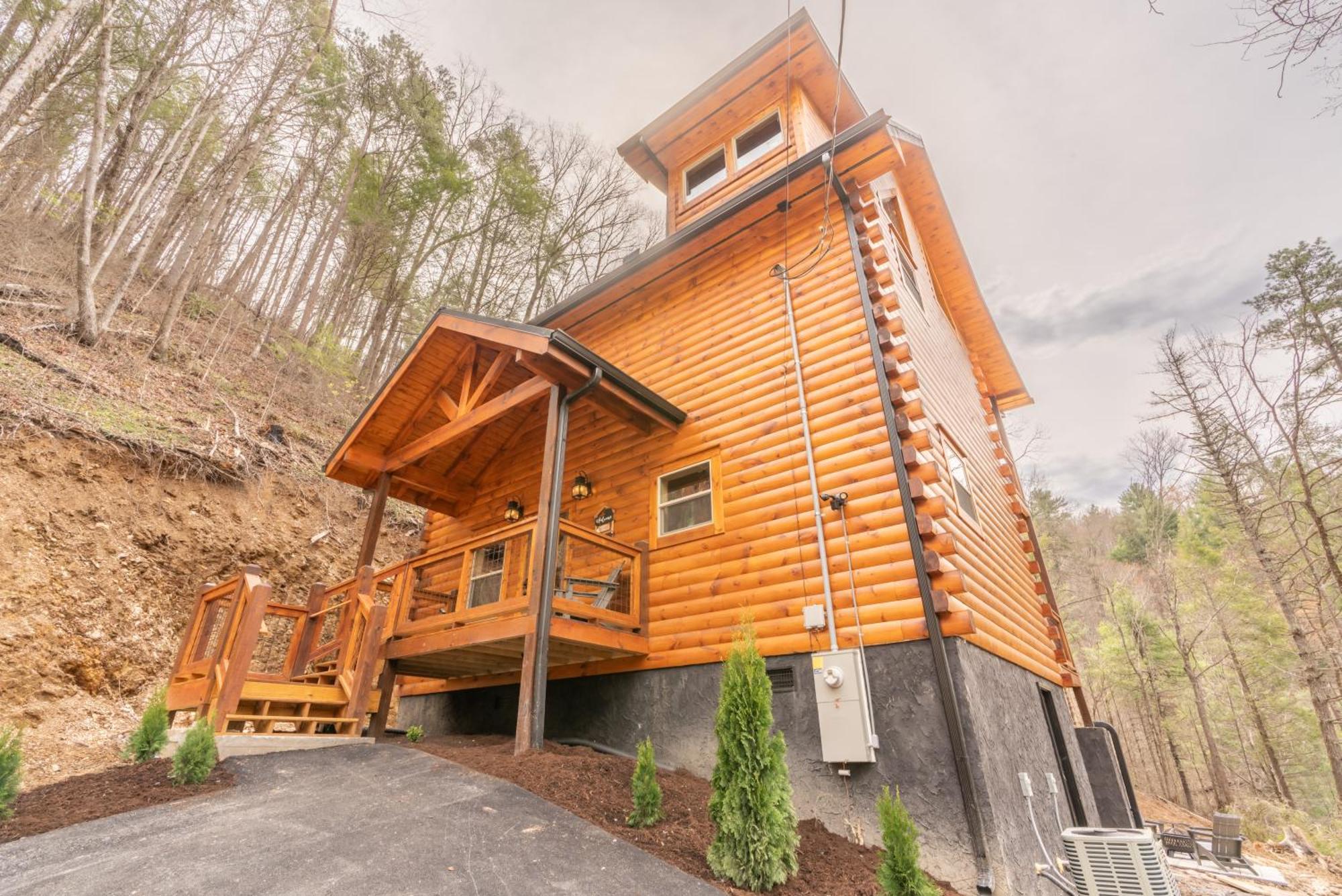 Hawks Nest Mountain Cabin 塞维尔维尔 外观 照片